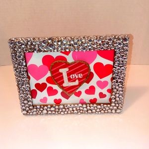 5x7 Love Rhinestone Frame